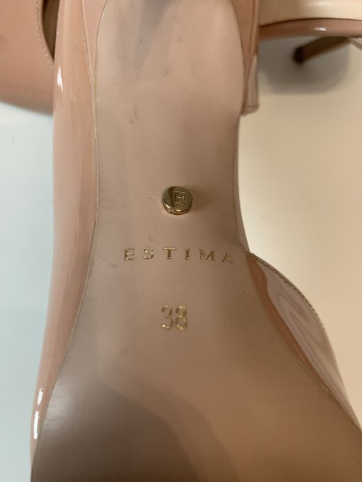 Kremowe szpilki Estima 38