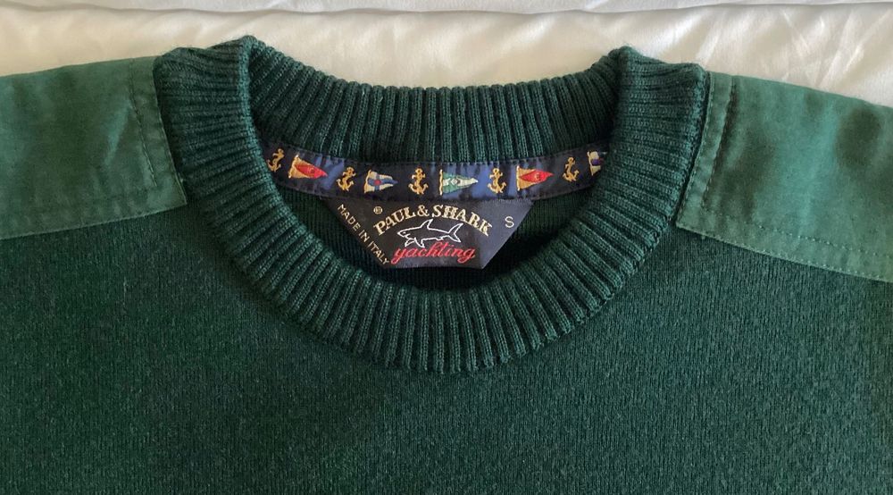 Camisola de malha verde Paul & Shark - Original