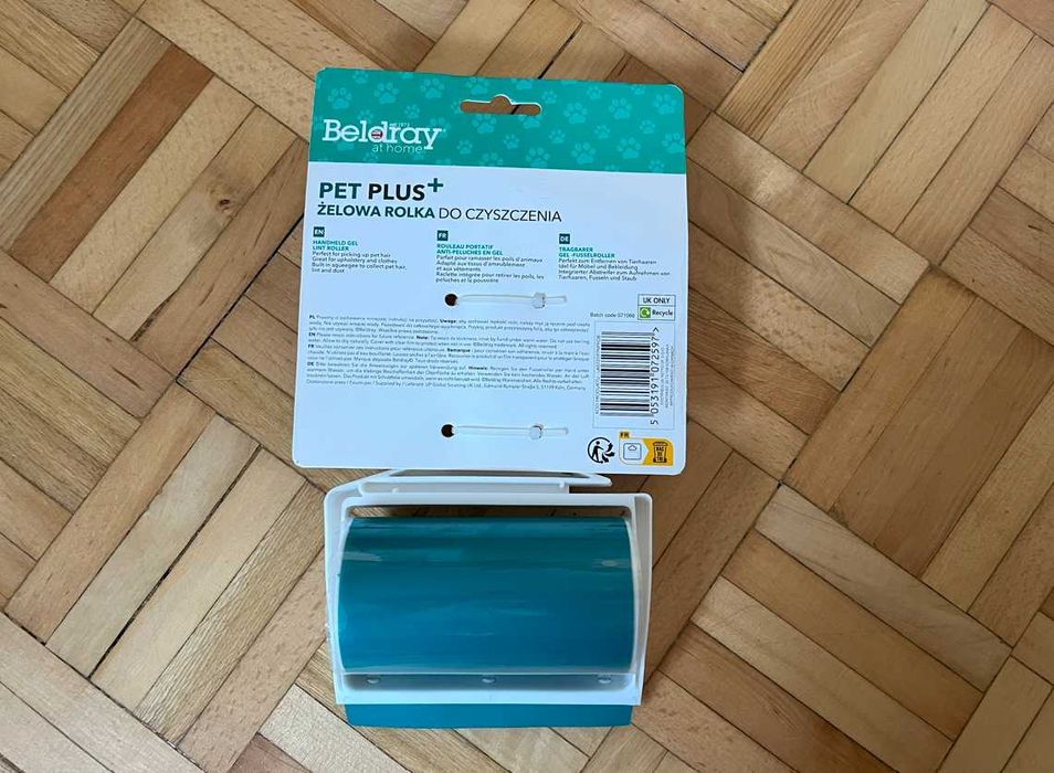 Beldray Pet plus żelowa rolka do czyszczenia + szczotka gratis