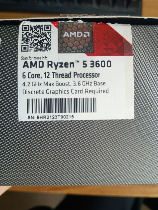 Procesor Ryzen 5 3600 + chłodzenie