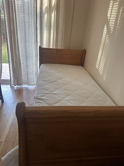 Cama individual com gavetao e dois colchoes