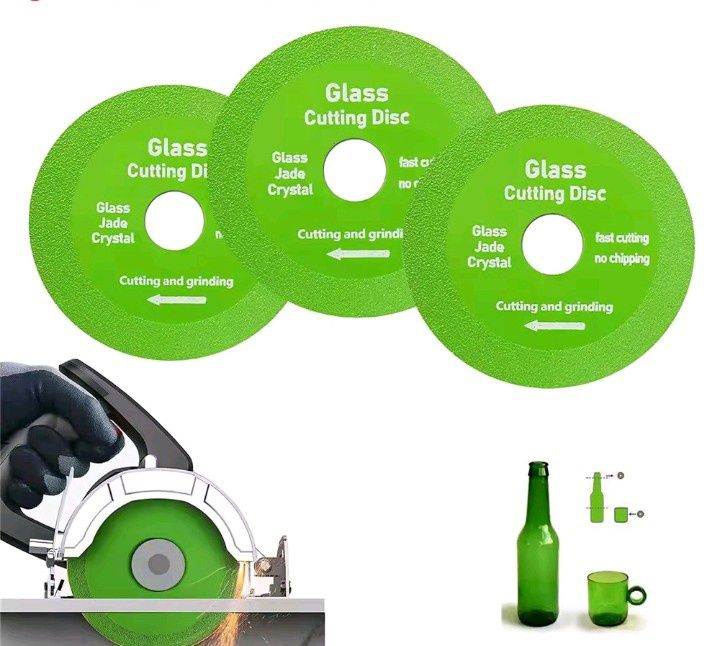 Диски алмазные по стеклу, металу, плитке, круги болгарки ∅76х10, ∅56,