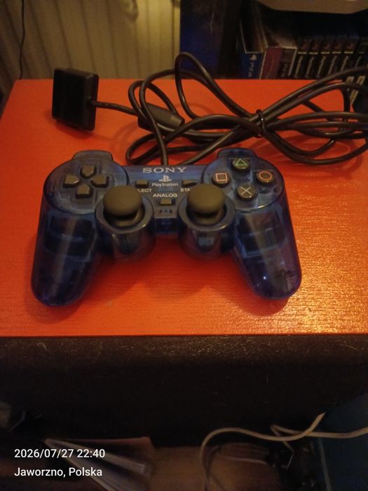 Oryginalny pad Sony DualShock 2 PS2 – Ocean Blue – stan bardzo dobry