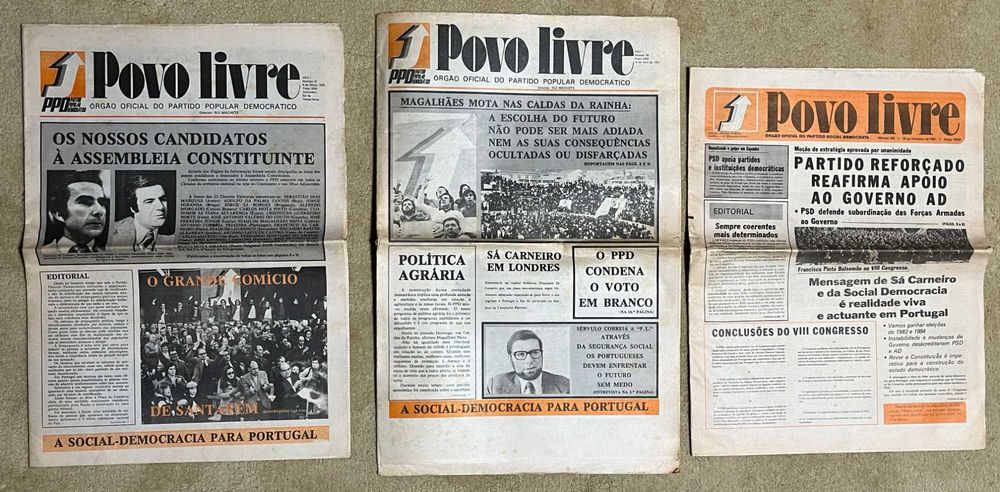 Jornais antigos diversos - a saldar 1,5€ unidade