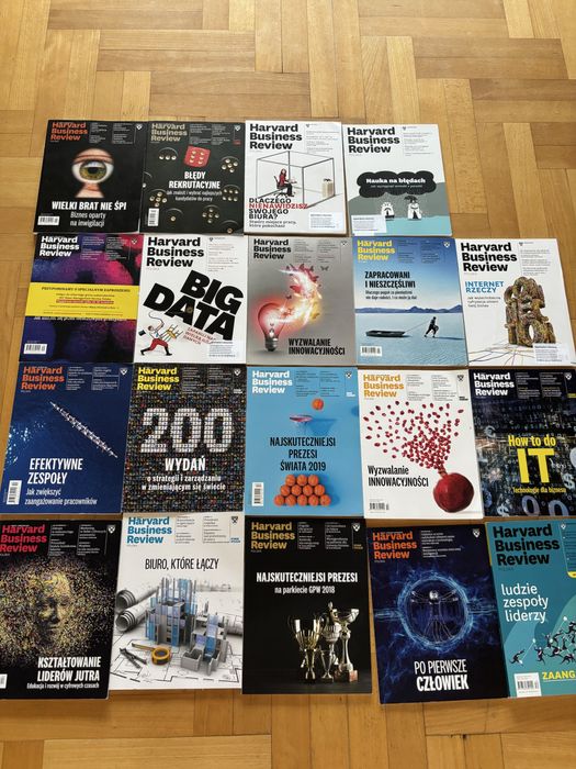 Zestaw magazynow Harvard Business Review