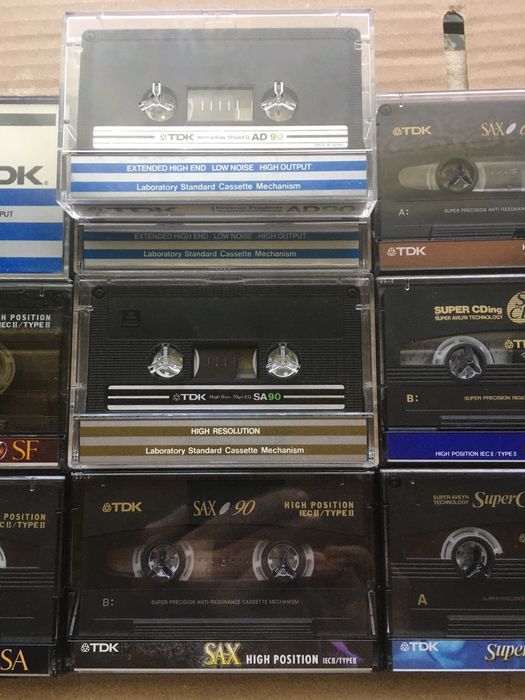 TDK SA SF AD Super CDing аудіокасети хром нормал