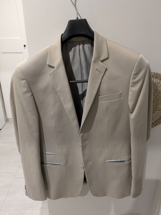 Garnitur ślubny jasny w stylu Boho