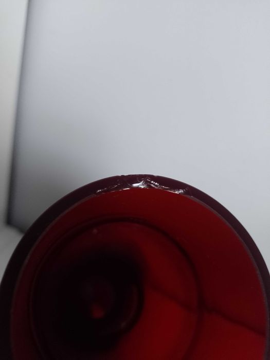 Wazon PRL czerwony ciemny