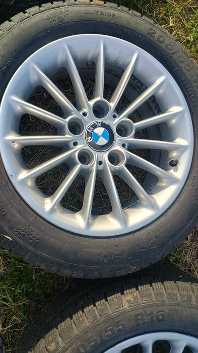 Alufelgi BMW 5x120 16' z oponami zimowymi 205/55