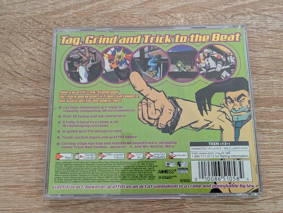 Jet Grind Radio Dreamcast (NTSC-U)