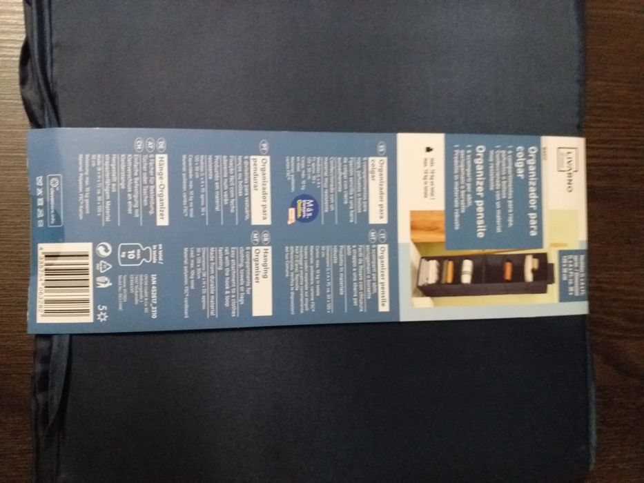 NOVO Estante de cestos organizadores suspensa 6 prateleiras para roupeiro e chariot,30x120x30,PREÇO UNIDADE,em mão,veja zonas