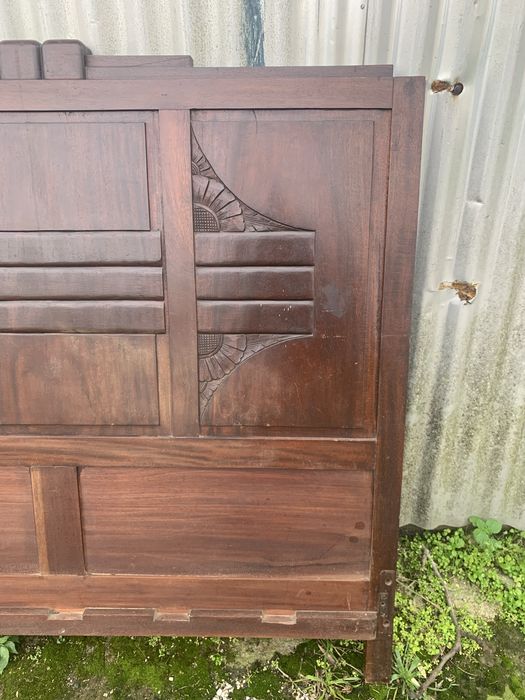 Cabeceira de cama, vintage, estilo Art Deco