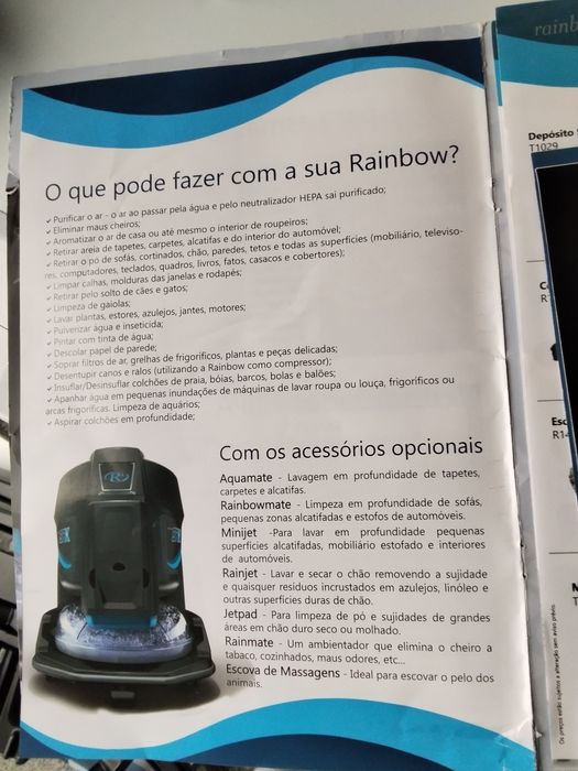 Rainbow SRX aspirador/purificador de ar