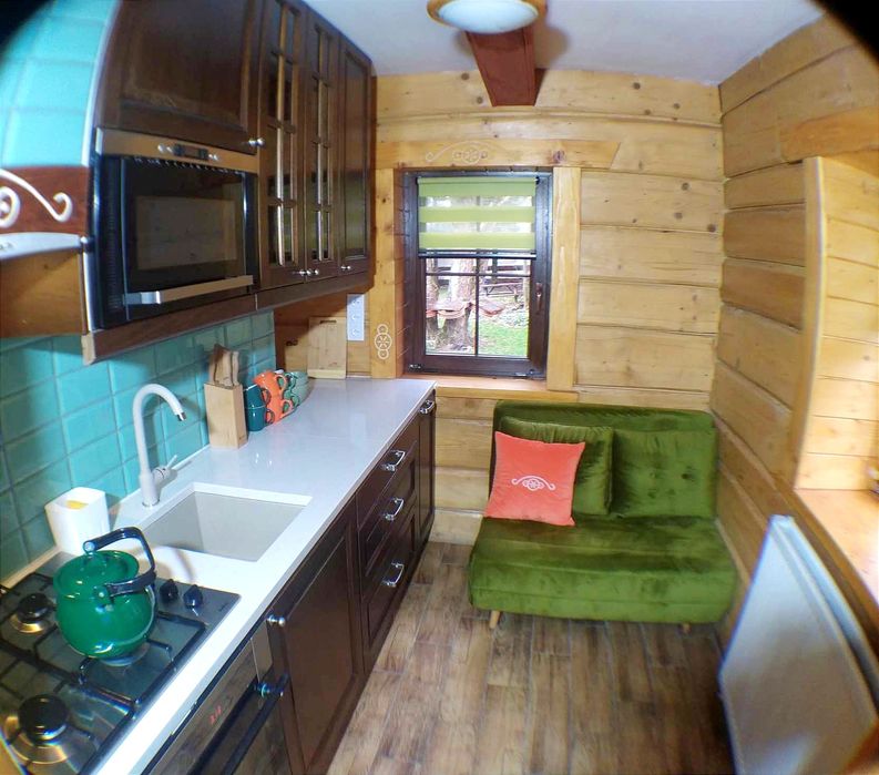 Domek nad rzeką ogrodzony balia Sauna kominek noclegi Brenna, Ustroń