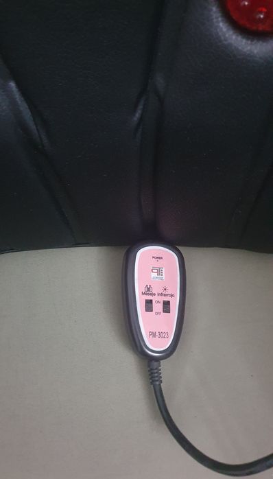 Encosto Eléctrico de Massagem c/ infravermelhos e c/comando.