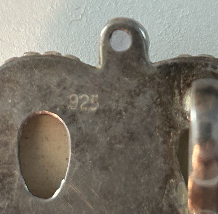 Подвеска кулон  Маски серебро 925 кость