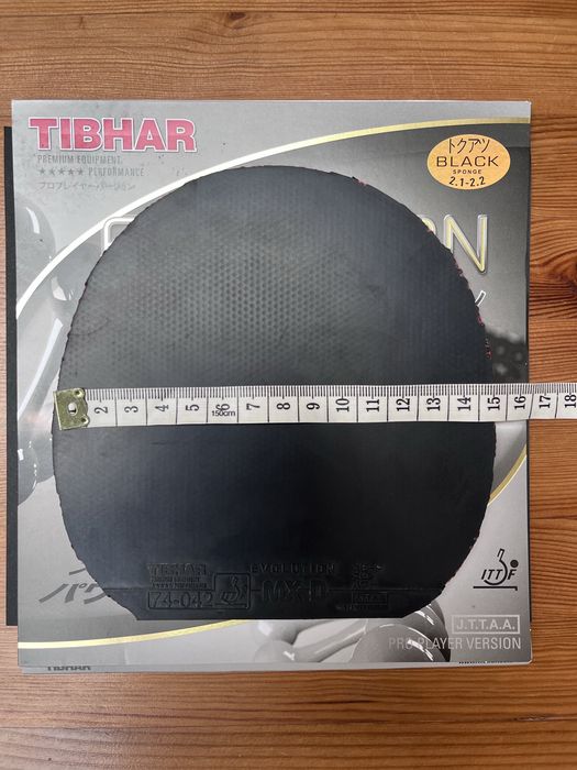 Używane okładziny Tibhar Evolution MX-D