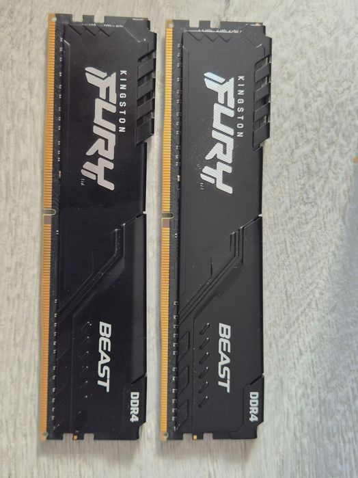 пам'ять DDR4 16GB (2x8) 3200MHz CL16 Kingston Fury. Trade-in