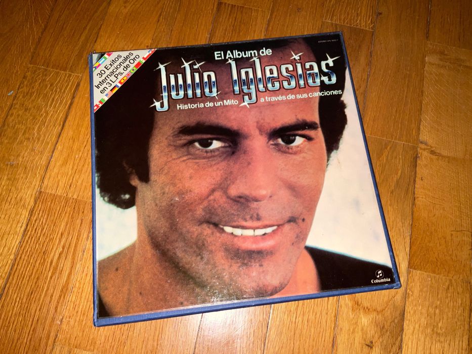 3 LPs Julio Iglesias - História de un Mito