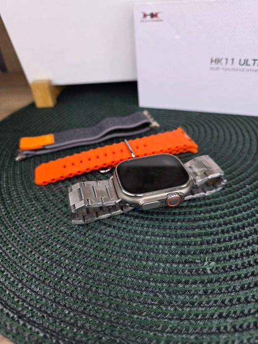 Smartwatch HK Ultra3 – AMOLED 2,12” • 2 paski • NOWY