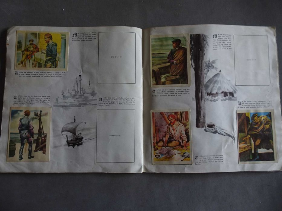 Caderneta de cromos Camões (Faltam 33 cromos)