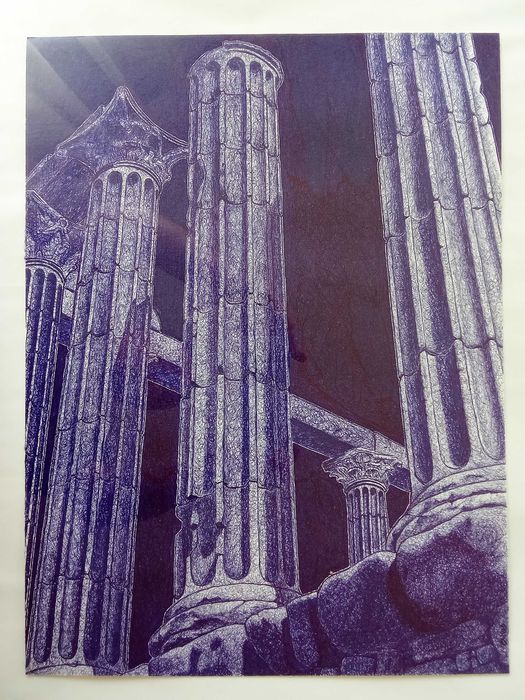 Quadro original templo Évora