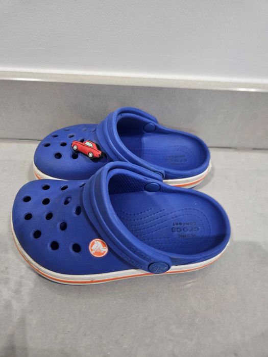 Klapki dziecięce Crocs 207005 cerulean blue Rozm C7 wklad 14.5 cm