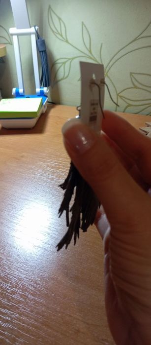 Сережки зі шкіри