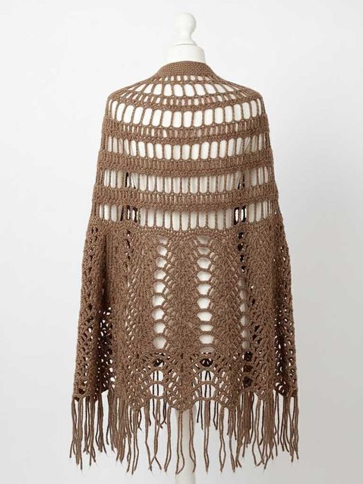 Пончо ручная работа эксклюзив