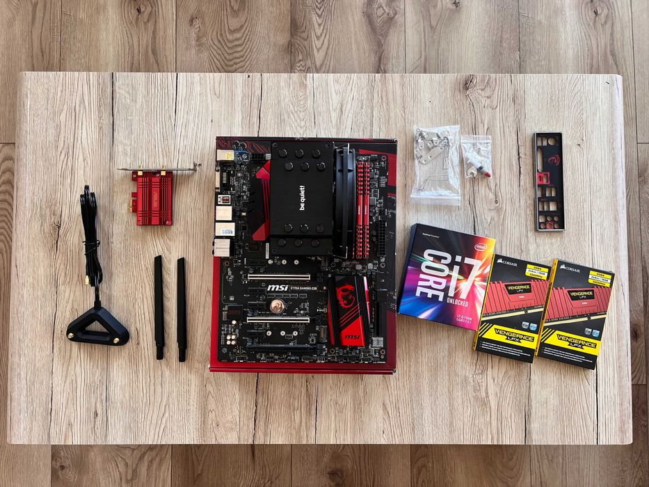 i7-6700K + MSI Z170A Gaming M5 + 32GB RAM + Dark Rock 3 + Wi-Fi