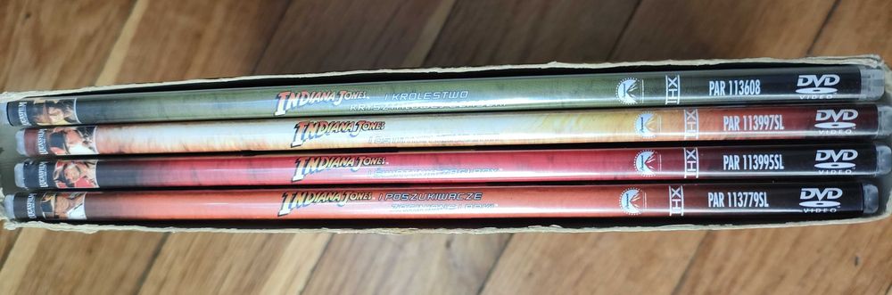Indiana Jones Kolekcja 4 x DVD . THX