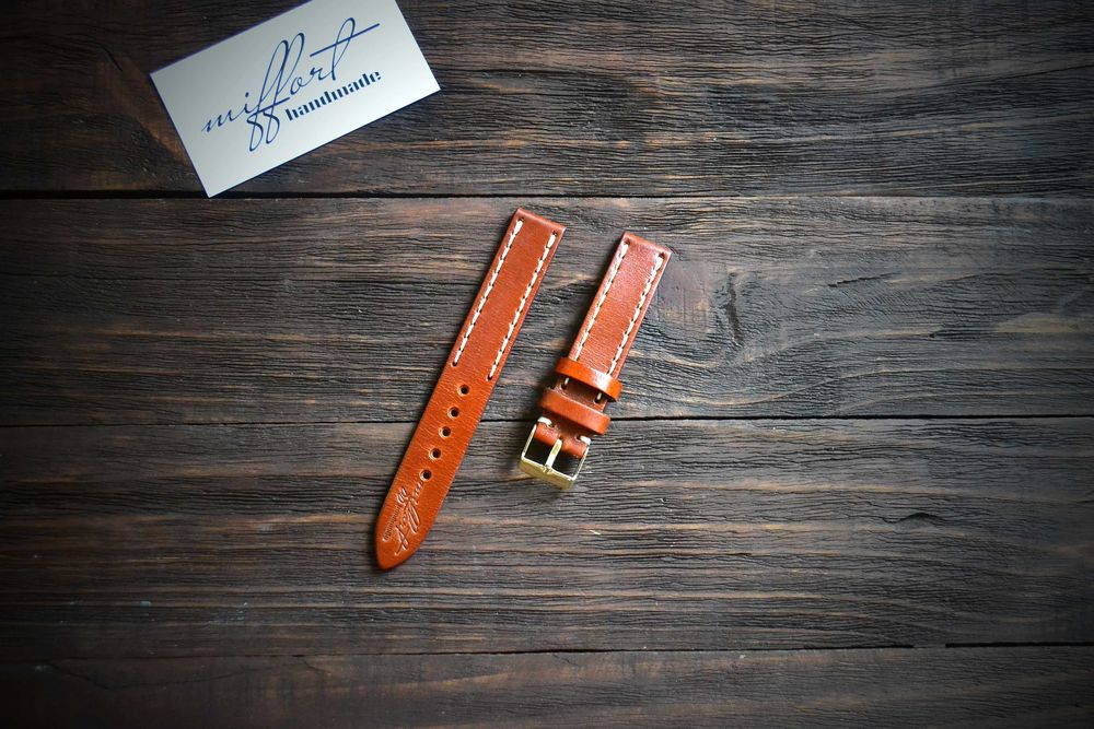 Кожаный ремешок для часов, hand made. Днепр