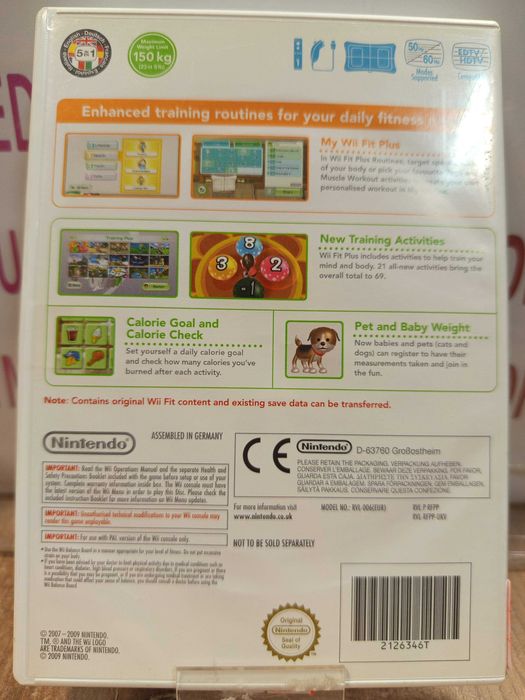 Wii Fit Plus Wii, Wysyłka Wymiana