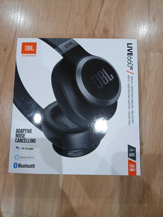 Słuchawki bezprzewodowe JBL LIVE660NC NOWE