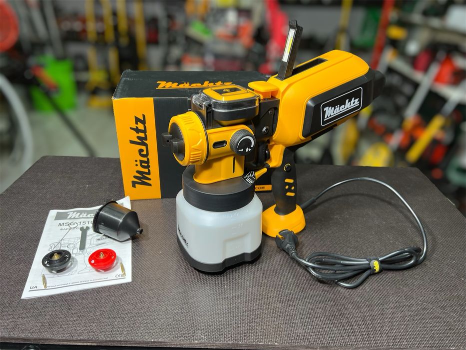 Краскопульт Фарбопульт Machtz MSG‑1510 S PRO Медные форсунки 650 Вт