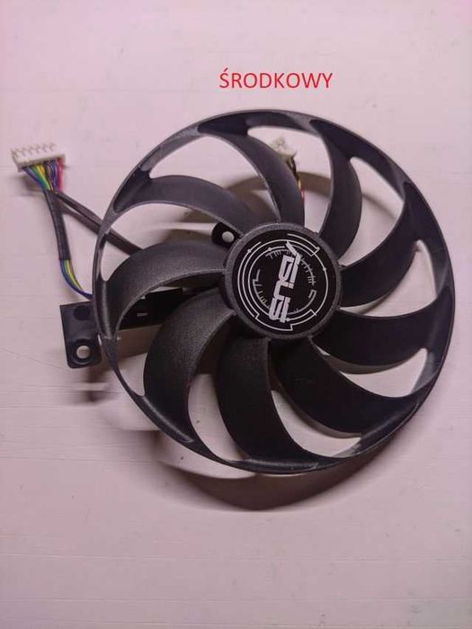 Wentylator AMD Radeon RX 5700 XT Asus rog strix 8GB nowy 88mm