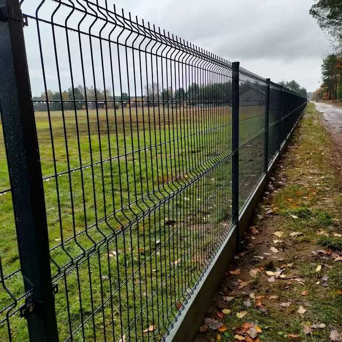 panele ogrodzeniowe123cm /4mm +słupek + obejmy CENA BRUTTO MB