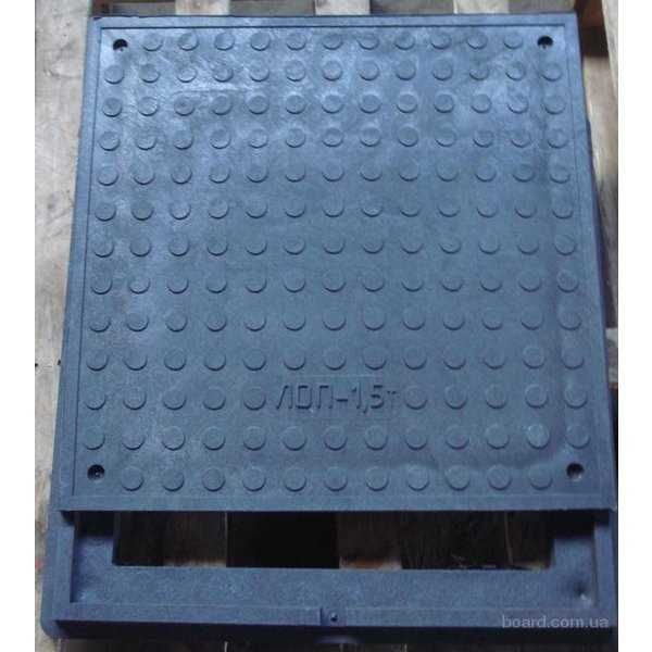 Люк канализационный 370х370, 500х450, 650х650, 710х710