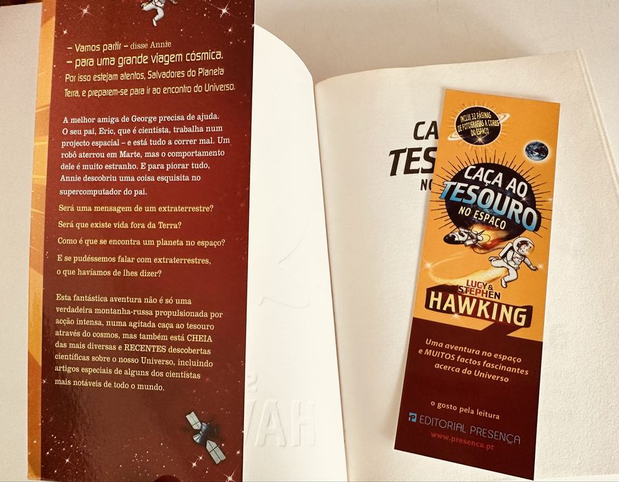 Livro Caça ao Tesouro no Espaço (com envio)