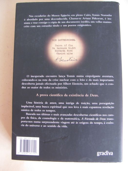 A Fórmula de Deus de José Rodrigues dos Santos