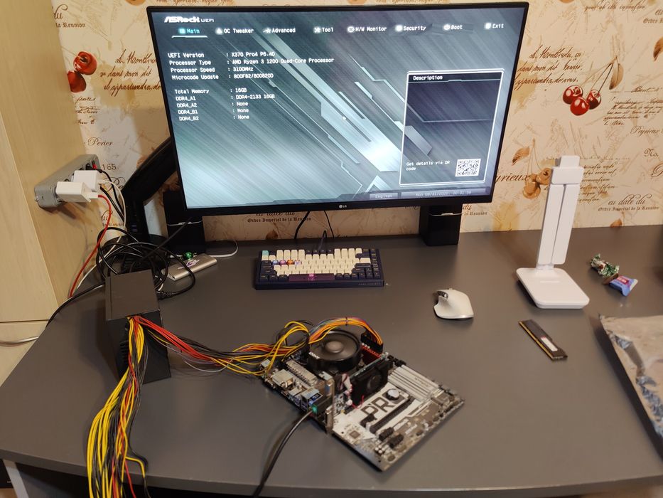 Материнська плата ASRock x370 (sAM4, AMD X370, PCI-Ex16) OEM