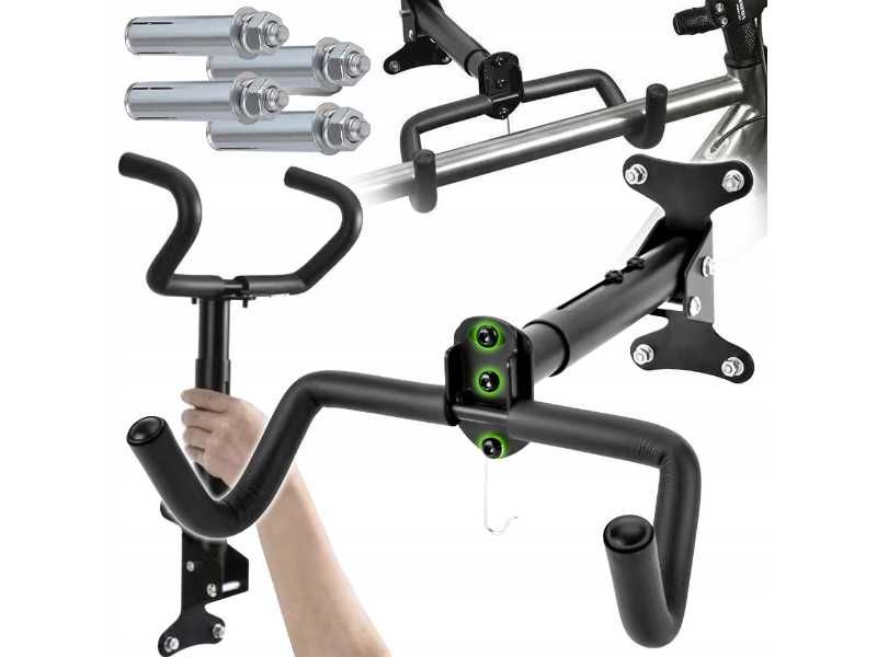 Wieszak na rower ścienny uchwyt rowerowy hak do garażu NOWY SOLIDNY!