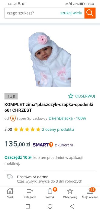 Komplet do chrztu