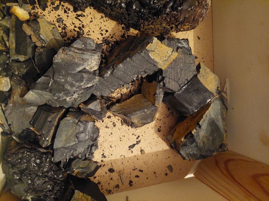 Minerais: lote carvão natural