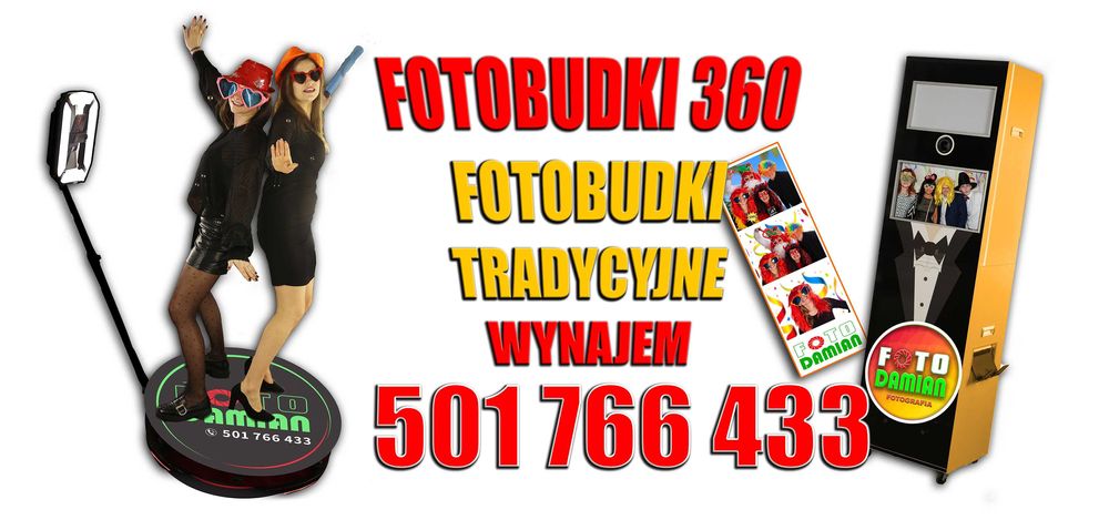 Videobudka 360/ Fotobudka Foto-Damian Wieluń Bełchatów Wieruszów