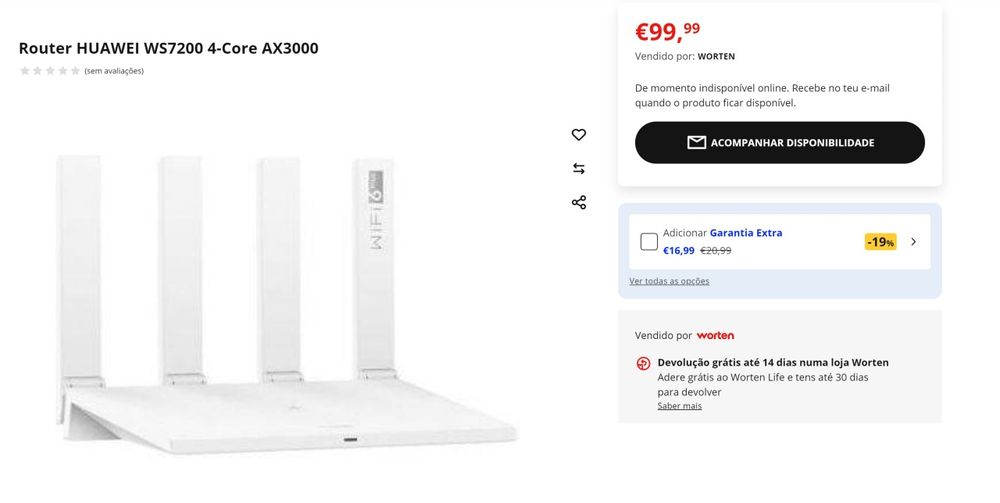 Router Huawei WS7200 4-core AX3000