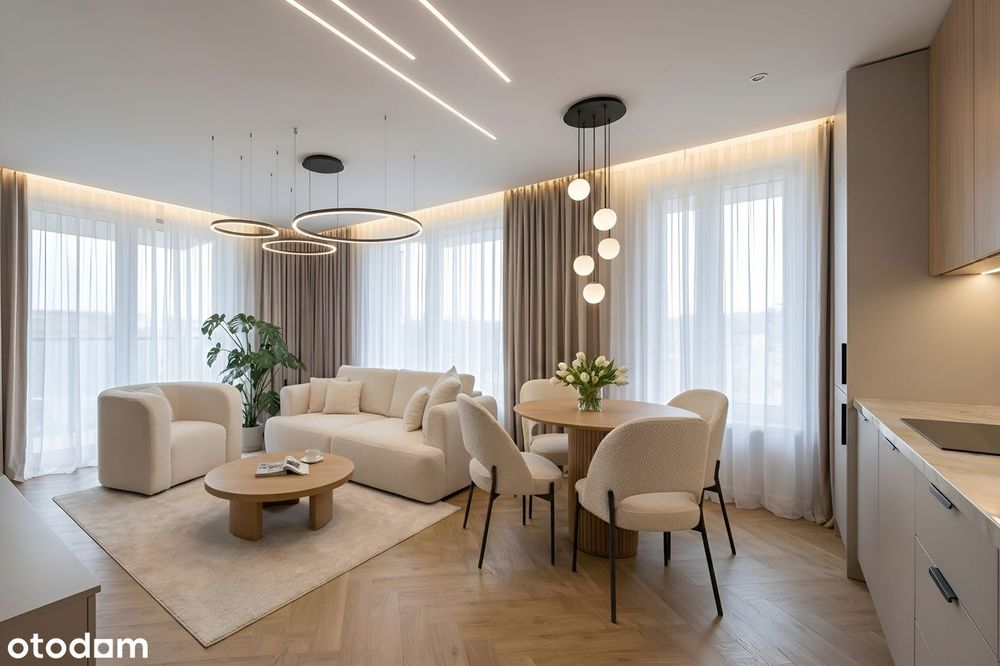 3 pokojowe mieszkanie z dużym balkonem