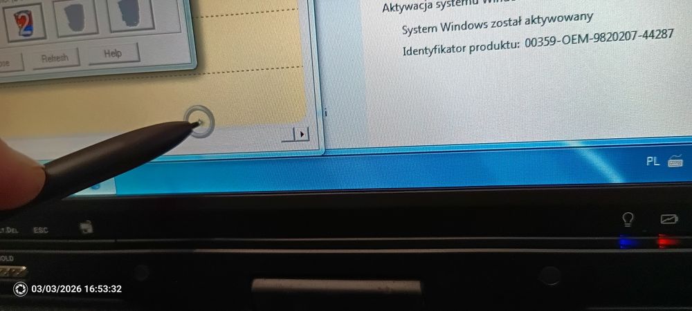 Laptop tablet ASUS R1E uszkodzona bateria