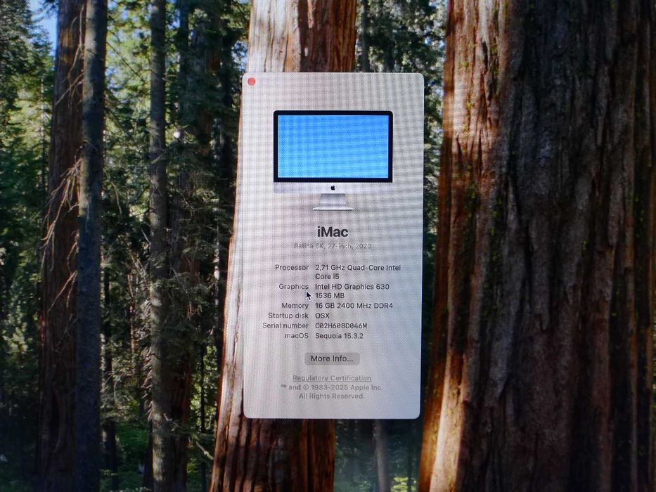 HP Prodesk Mini 400 G3 - 16GB DDR4 - 512GB SSD - Apple MacOS Sequoia