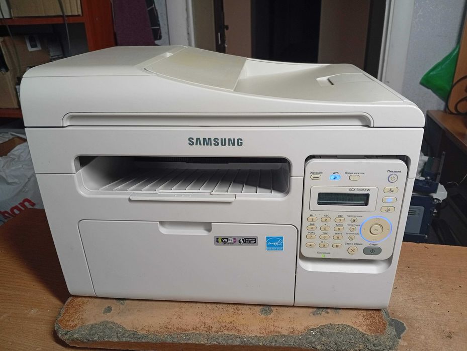 Лазерний БФП Samsung SCX-3405FW з WiFi, заправлений 100%